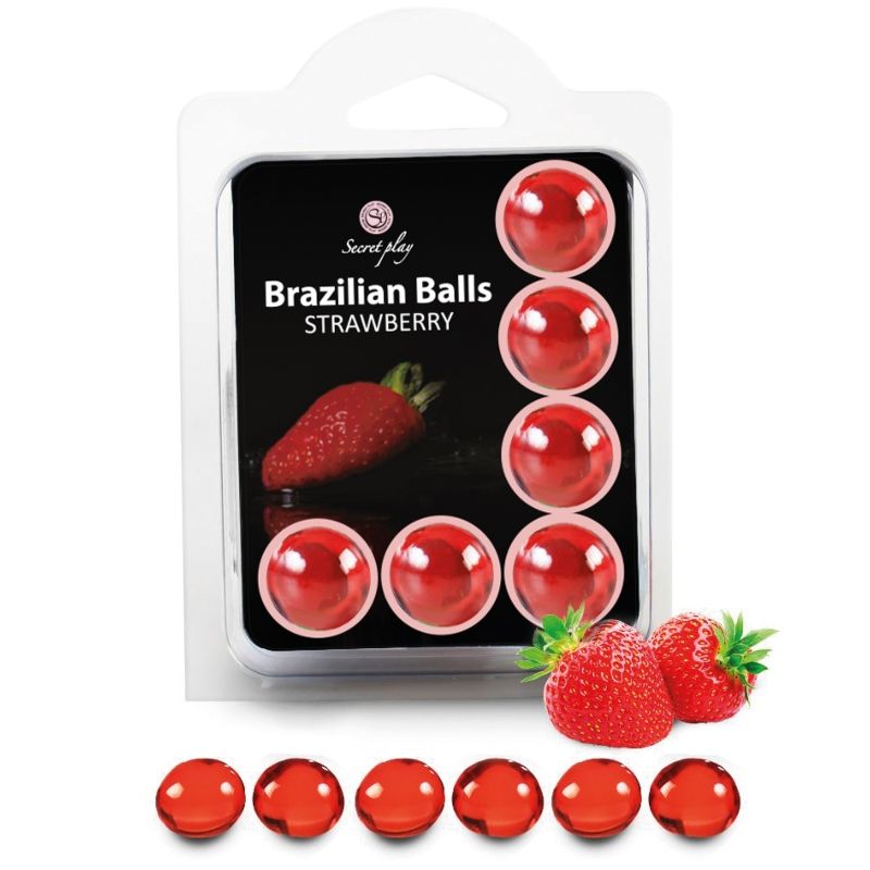 Balles brésiliennes lubrifiantes parfumées pour préliminaires sensuels
