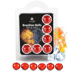 Set de 6 Balles Brésiliennes Effet Chaud Froid – Plaisir Intense et Surprenant
