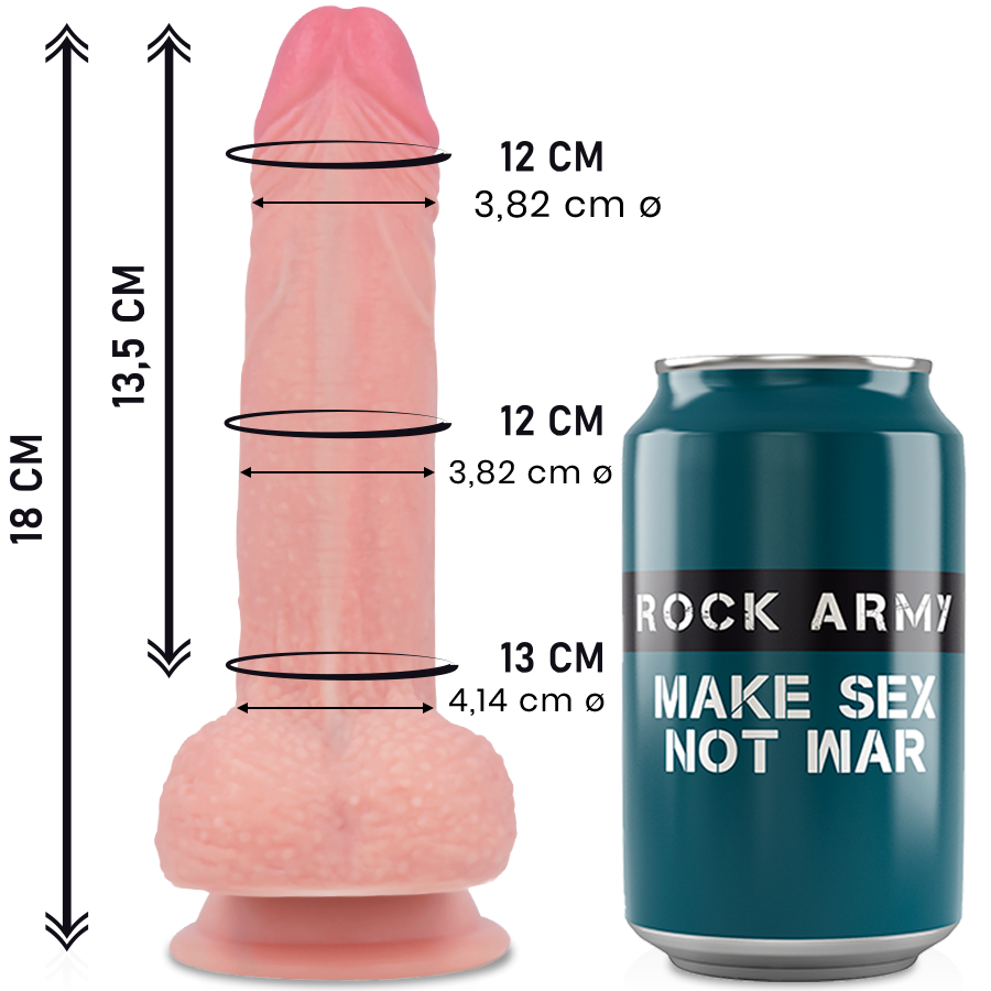 <strong>Gode réaliste silicone Mustang</strong> : plaisir authentique signé Rock Army