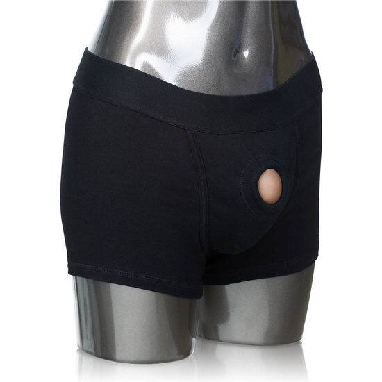 Harnais Boxer Packer Gear™ Black pour Gode – Confort et Plaisir absolu