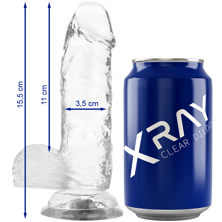 <strong>Gode réaliste transparent X Ray Clear</strong> : plaisir intense tout en transparence