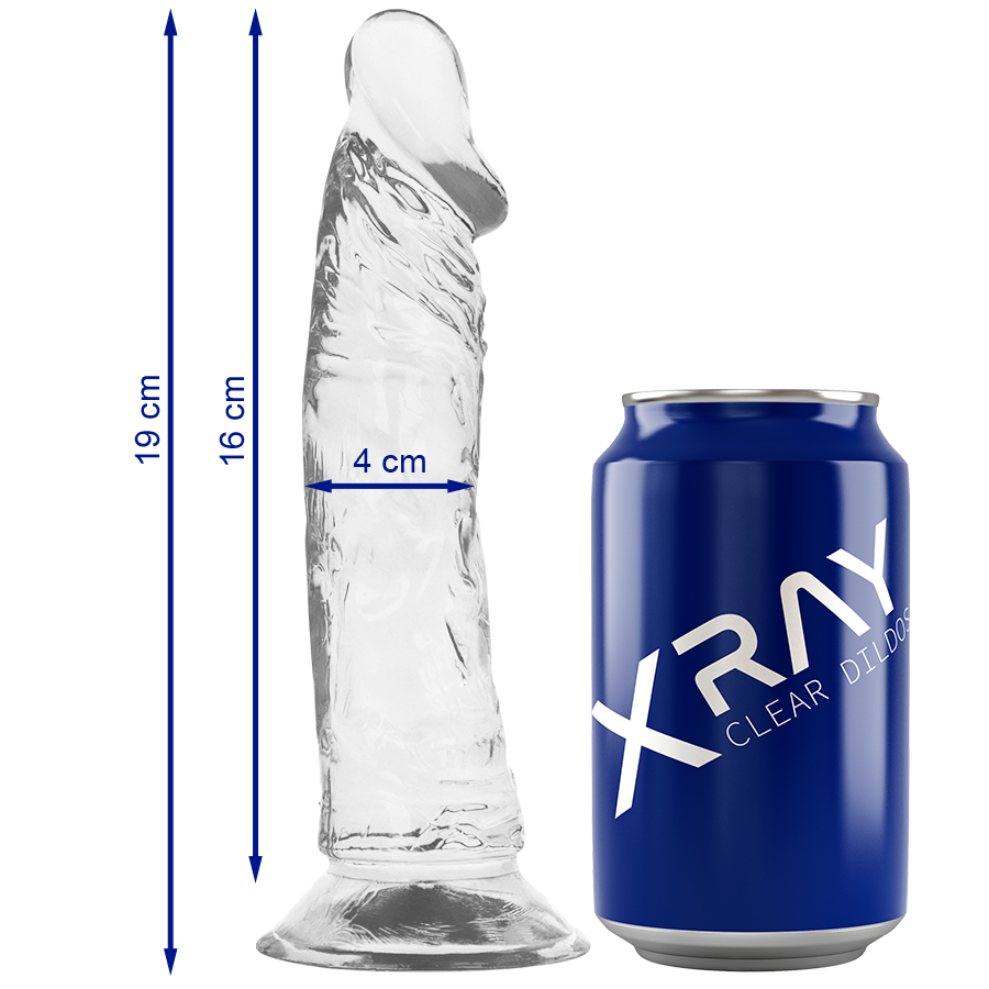 <strong>Gode réaliste transparent</strong> X Ray Clear – Plonge dans un fantasme cristallin