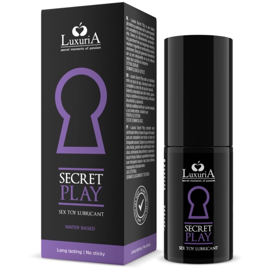 <strong>Lubrifiant intime à base d'eau Luxuria Secret Play</strong> – Complice de tous vos plaisirs