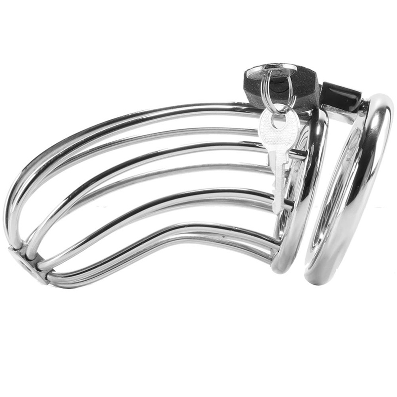 Ceinture de chasteté en acier inoxydable BDSM