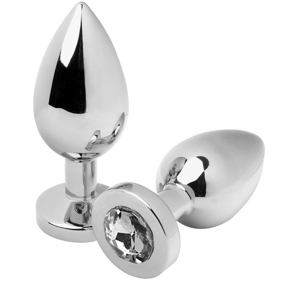 Plug anal en acier avec cristal – Élégance et plaisir profond