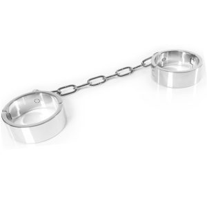 Menottes de cheville en acier inoxydable – Soumission totale absolue
