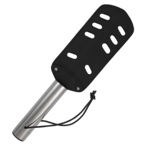 Pagaie BDSM en cuir et métal pour fessées sensuelles