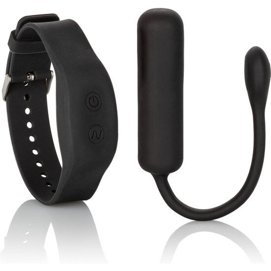 Mini vibromasseur avec télécommande au poignet – Petite Bullet