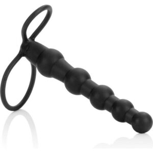 Double pénétrateur en silicone perlé Love Rider