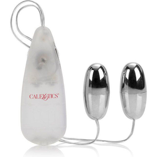 Balles Vibrantes Doubles Argentées Pocket Exotics – Plaisir Sensuel à Double Intensité