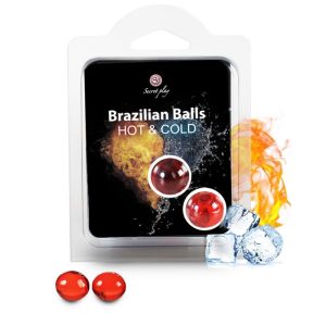 Boules brésiliennes érotiques effet chaud/froid pour préliminaires intenses