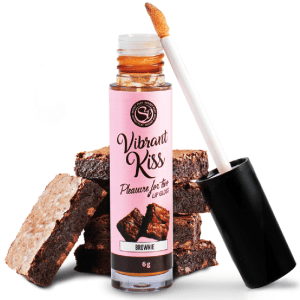 Brillant à lèvres vibrant comestible – plaisir tactile et gustatif
