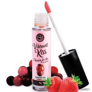 Brillant à lèvres vibrant pour sexe oral intense
