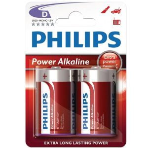 Pile D alcaline Philips – Énergie fiable pour vos plaisirs électriques