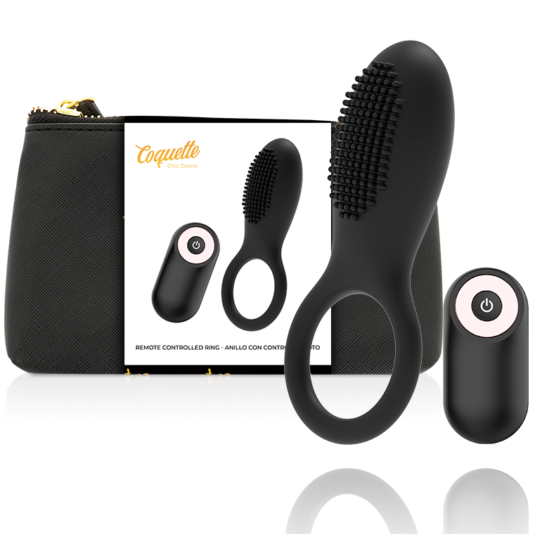 Anneau vibrant Coquette Chic Désir avec télécommande