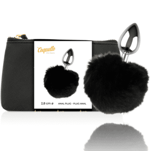 Plug anal en métal Coquette Chic Désir pour une stimulation raffinée