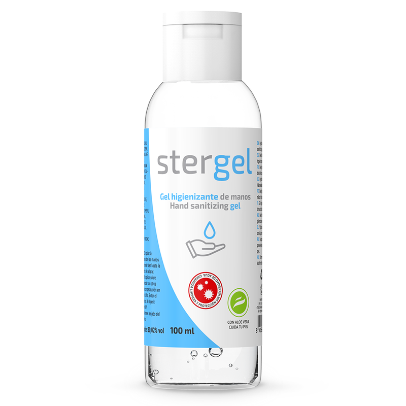Gel désinfectant mains hydroalcoolique STERGEL à l’aloe vera