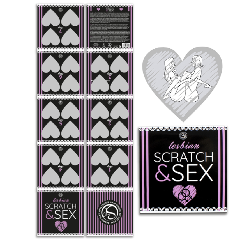 Jeu érotique lesbien Scratch Sex – 28 jours de plaisir à découvrir