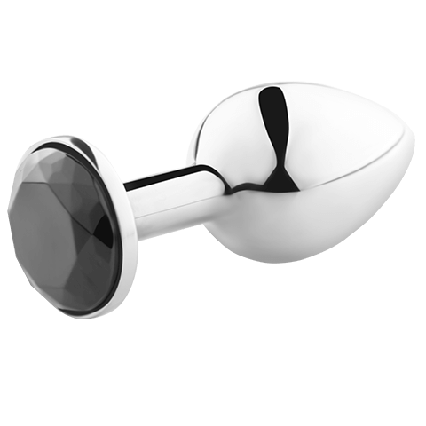 Plug anal en métal noir – Sensations intenses et élégance assurée