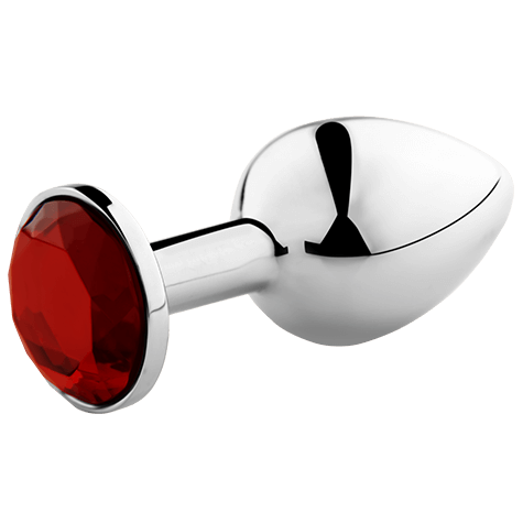 <strong>Plug anal en métal rouge</strong> : explore des sensations intenses