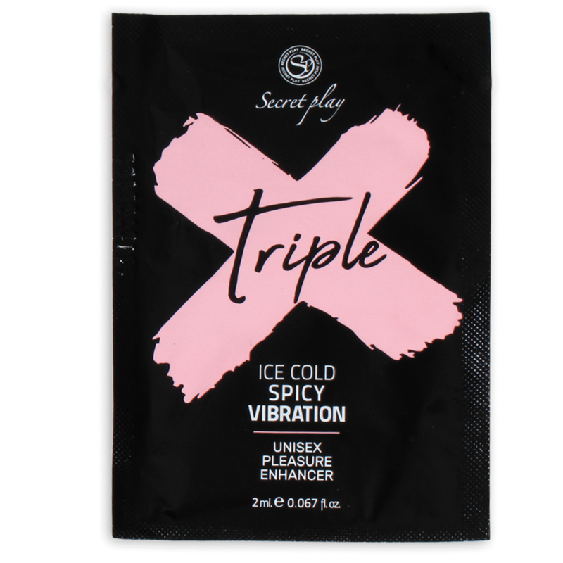 Gel intensificateur de plaisir unisexe Triple X