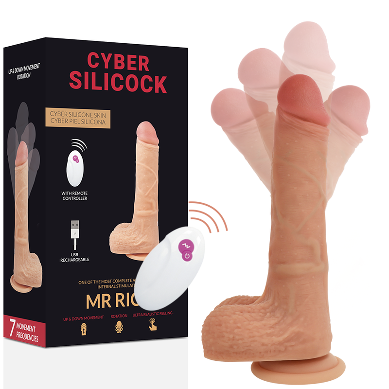 Mr Rick : godemichet réaliste en <strong>CYBER SILICONE SKIN</strong>
