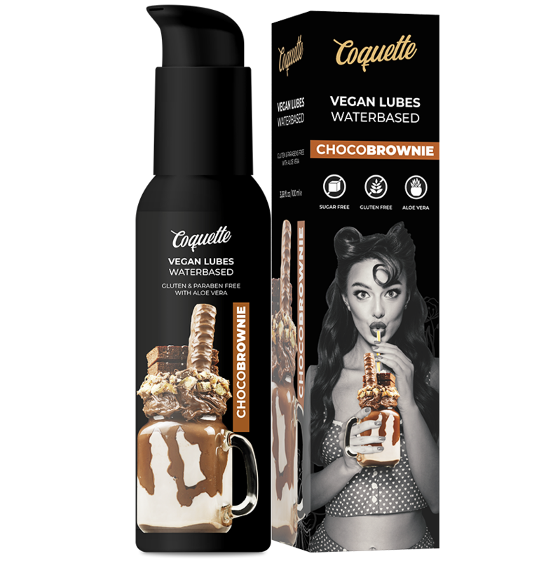Lubrifiant goût Chocobrownie Coquette Chic Desire – 100% à base d’eau