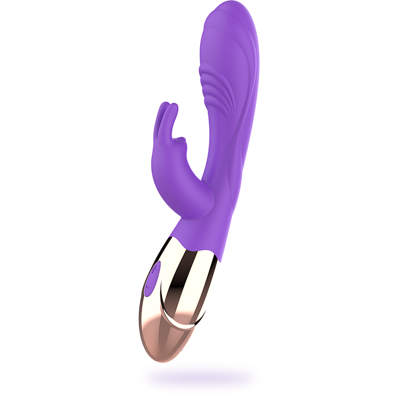 Vibromasseur Rabbit Womanvibe Viora : Sensations d'Or et de Lilas