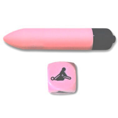 Kit balle vibrante et dé positions pour jeux coquins
