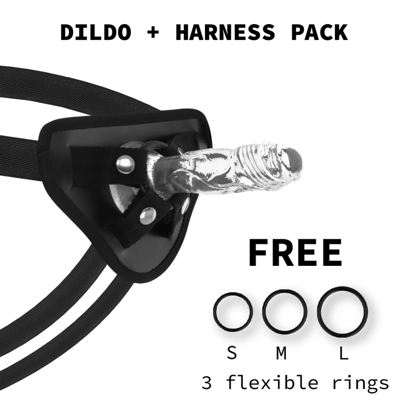 Pack Gode + Harnais XRAY : Plaisir Soyeux et Réalisme Saisissant