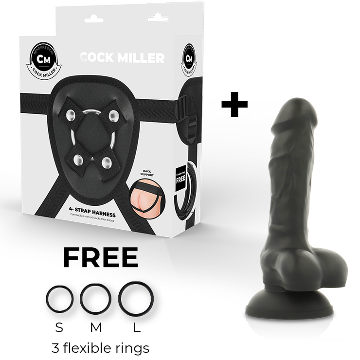 Pack gode articulé avec harnais Cockmiller – Plaisir sur mesure